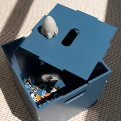 Caja de almacenamiento Cube Storage, Azul