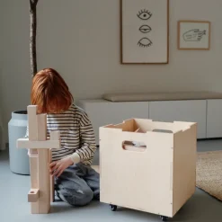 Caja de almacenamiento Cube Storage, Abedul