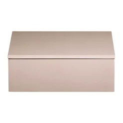Caja de almacenamiento lacada Lux 19x19x7 cm, Powder rose