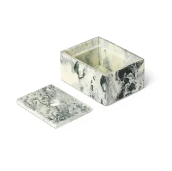 Caja de almacenamiento Mist 7,5x10 cm, Emerald-off white