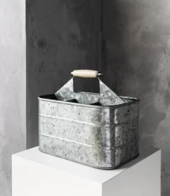 Caja de almacenamiento zinc Humdakin, 30x20