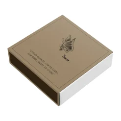 Caja de cerillas Ernst 11x11 cm, Mariposa