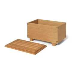 Caja de madera Bon 19x35 cm, Oiled oak