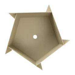 Caja de plantación Fragma 49x27,5 cm, Cashmere