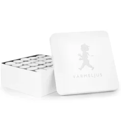 Caja de velas Solstickan 21x21 cm, Blanco brillante