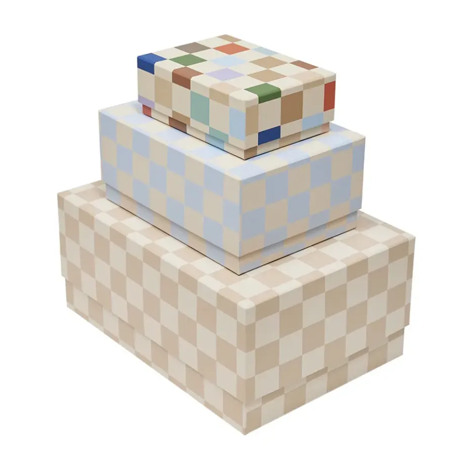 Cajas de almacenamiento Mana 3 piezas, Multi