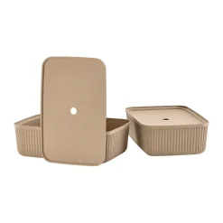 Cajas de almacenamiento Pulp 32x48 cm 2-pack, Natural Brown