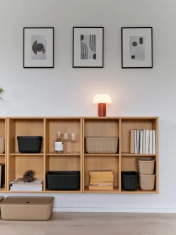 Cajas de almacenamiento Pulp 32x48 cm 2-pack, Natural Brown