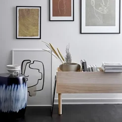 Cajón para libros Douve, Natural