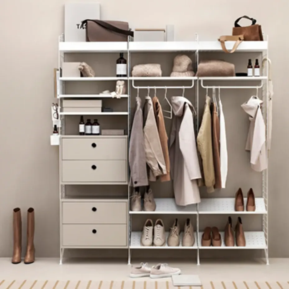 Cajonera String, Blanco, 78x30 cm