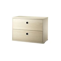 Cajonera String, Chapa de fresno, 58x30 cm