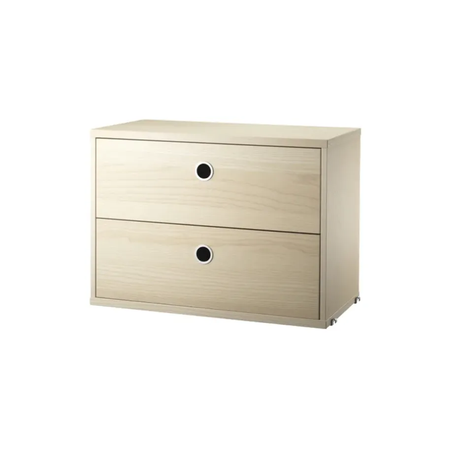 Cajonera String, Chapa de fresno, 58x30 cm