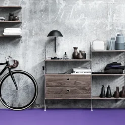 Cajonera String, Nogal, 58x30 cm