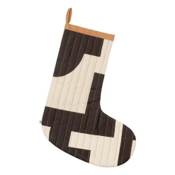 Calcetín de navidad Karla, Turkish coffee black