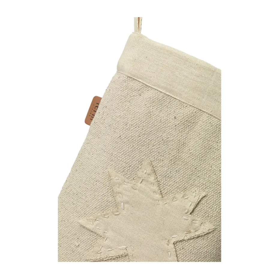 Calcetín de navideño Vela, Natural