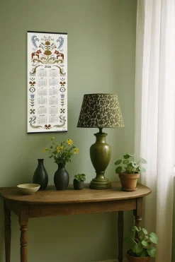 Calendario Dalahäst 2026, 35 x 90 cm