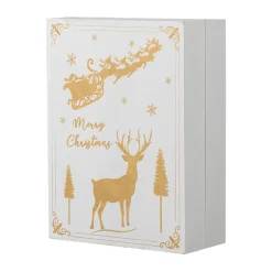 Calendario de adviento Elimar luminoso, Blanco