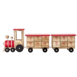 Calendario de navidad Paulownia tren, Multi