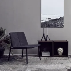 Candelabro Aion XL 22 cm, negro