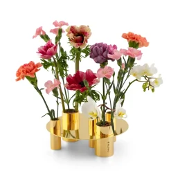 Candelabro Awa, latón