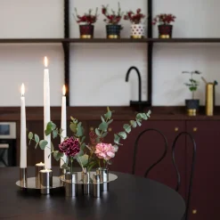 Candelabro Awa, Nickel