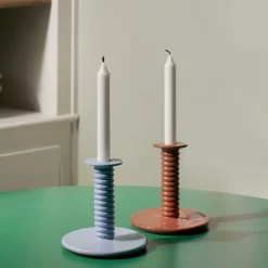 Candelabro Barro, Light blue