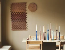 Candelabro Blossom Lily 24,5 cm, Smoked oak