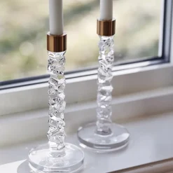 Candelabro Carat latón, altura 18,3 cm