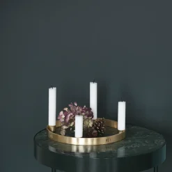 Candelabro Circle latón, pequeño