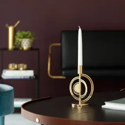 Candelabro Cirkus, Negro, medium