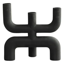 Candelabro Cobra 25x25 cm, Black