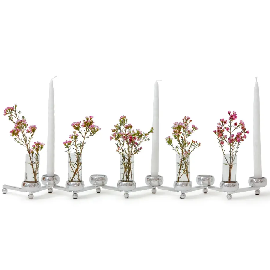 Candelabro Constella grande, aluminio