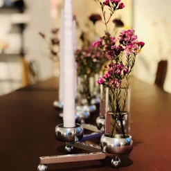 Candelabro Constella grande, aluminio