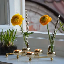 Candelabro Constella S, latón