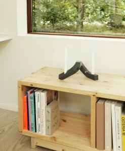 Candelabro Crooked 2, Gris