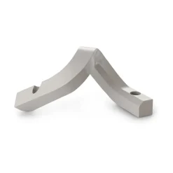 Candelabro Crooked 2, Gris cálido