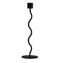 Candelabro Curved 26 cm, Black