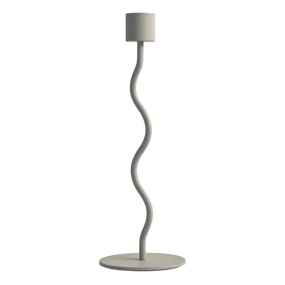 Candelabro Curved 23 cm, Sand