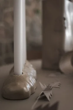 Candelabro de Adviento Base, Beige