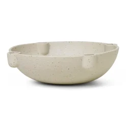 Candelabro de Adviento Bowl cerámica large Ø27 cm, gris claro