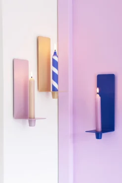 Candelabro de pared Cosy up 25 cm, Cobalt