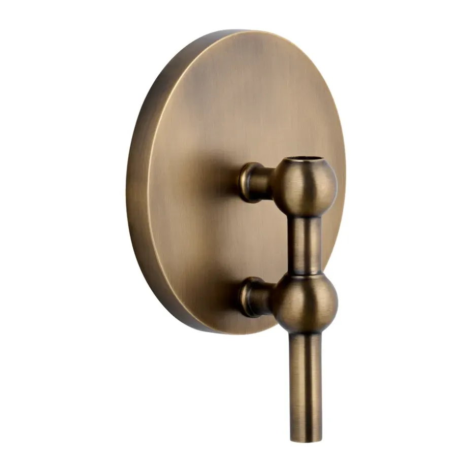 Candelabro de pared STOFF Nagel, Bronzed brass