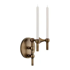 Candelabro de pared STOFF Nagel, Bronzed brass