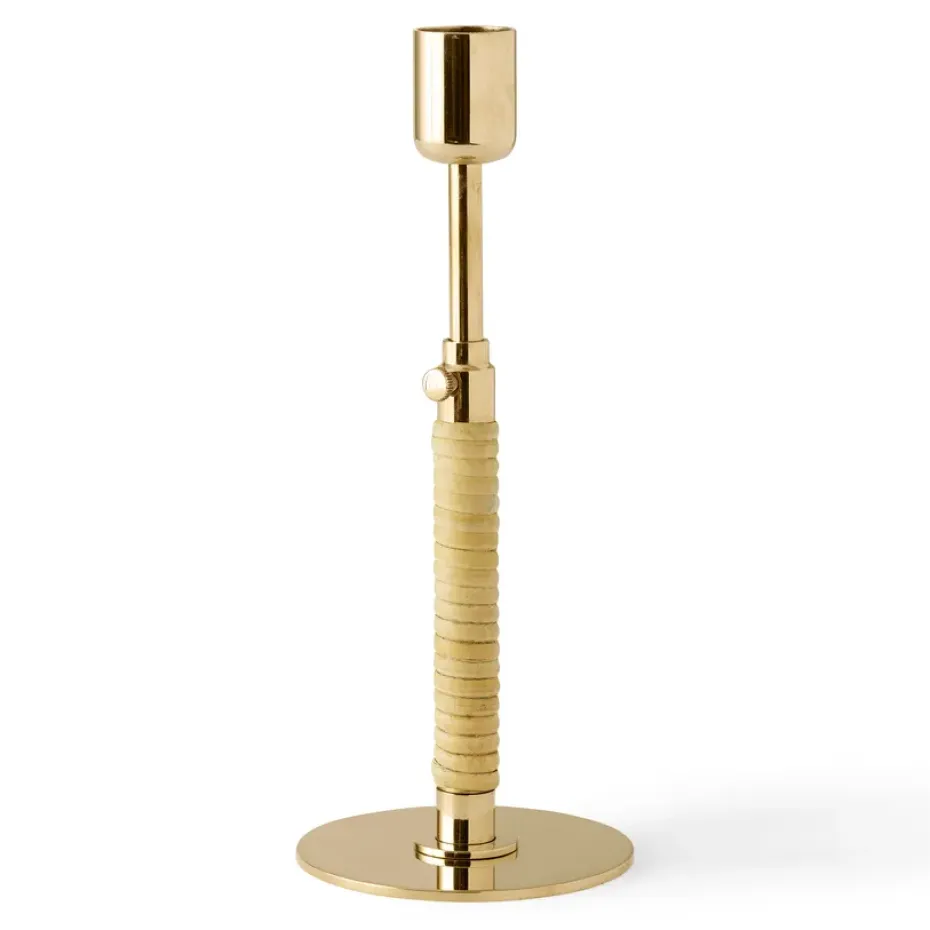 Candelabro Duca, latón brillante