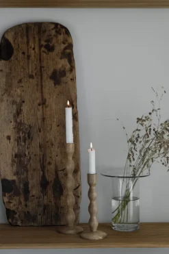 Candelabro Ernst Ø9x21 cm, Natural