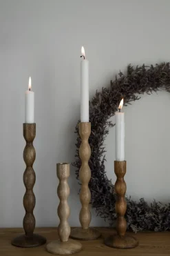 Candelabro Ernst Ø9x21 cm, Natural