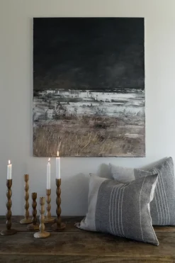 Candelabro Ernst Ø9x21 cm, Natural