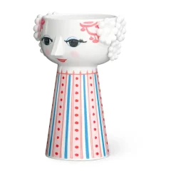 Candelabro Eva 14 cm, Rojo