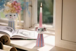 Candelabro Eva 14 cm, Rojo