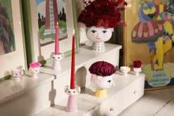 Candelabro Eva 14 cm, Rojo